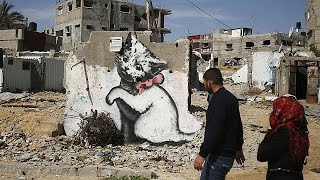 Banksy'nin gizlice Gazze'yi ziyaret ettiği ortaya çıktı