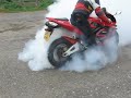 Palenie gumy Honda CBR 600rr Palenie gumy Honda CBR 600rr