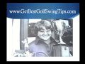 Free Golf Instruction:  Golf Swing Tip