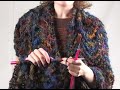 Knitting the Fibertrends Wool Shawl Kit