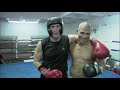 MIGUEL COTTO Training camp visit with Marc Ecko