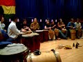 The Transglobal Drummers play the cups and Sam Bhangra