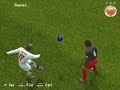 Hamsun, jogador default da Master Liga, acertando em cheio um voleio.