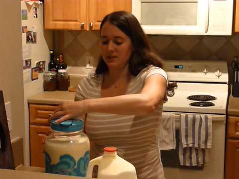 how to collect cream from raw milk