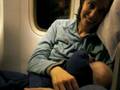 on the airplane