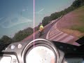 Honda CBR 1100 XX eine Runde auf der Rennstrecke
