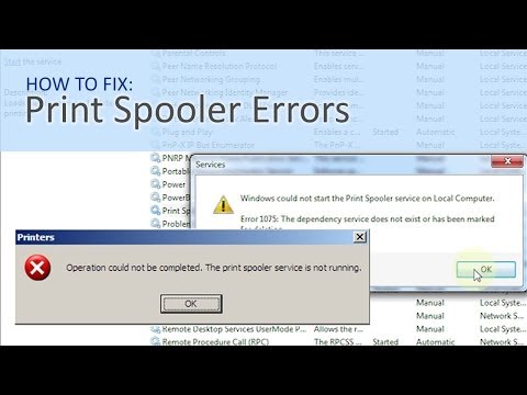how to repair print spooler