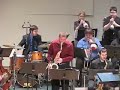 the wcsu jazz orchestra at western connecticut state university in danbury, ct, performing 