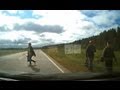 Pedestrian Has Crazy Close Call With Car