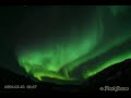 Bright aurora just after a substorm has swept through the area and is now moving to the west.