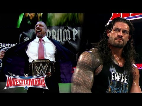 The Road to WrestleMania: WWE World Heavyweight Champion Triple H vs. Roman Reigns