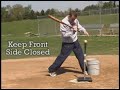 Baseball Hitting Drill: Front Foot Bucket Drill Baseball Hitting Drill: Front Foot Bucket Drill