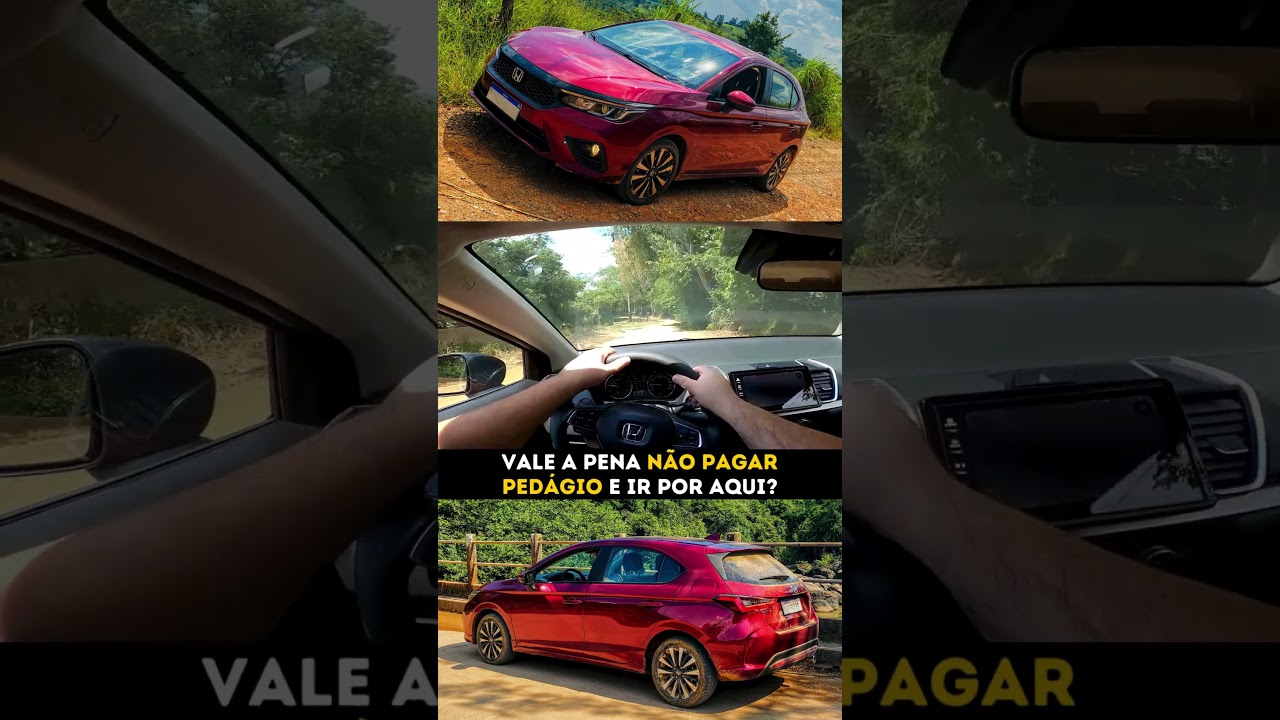 Você acha que vale a pena trocar uma estrada pedagiada por estradas de terra assim? #hondacity