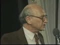 Friedman Speaks to the Fairmont Conference