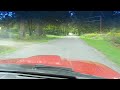 Taking the Mustang out for a spin.