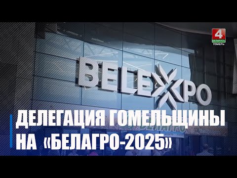 Гомельщина принимает участие в международной выставке в Минске «Белагро-2025» видео