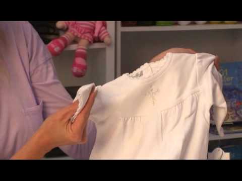 how to whiten an old christening gown