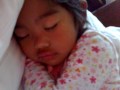 jacey answers daddy while she's asleep