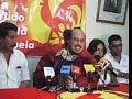 PCV:LLama a defensa revolucionaria internacional