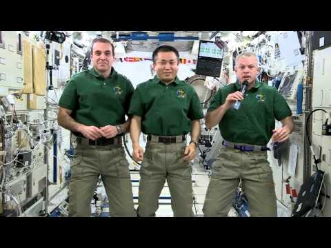 Space Station Beams Down Earth Day Greetings | Video