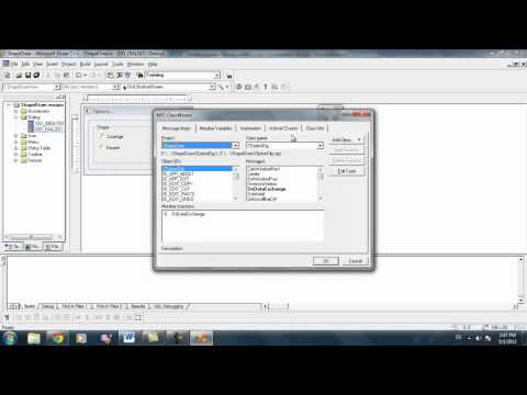 how to draw shapes in mfc