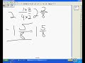 Subtracting Mixed Numbers