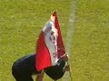 Ian Flaherty Struggling To Put Flag Into The Ground Because It Was Rock Solid
