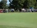 Karrie Webb bunker shot at MFS Women's Australian Open (Rd3)
