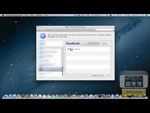 how to integrate facebook mac os x