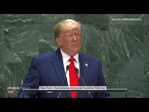Rede von US-Präsident Donald Trump vor der UN-Gener ...