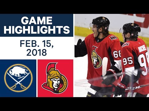 Video: NHL Game Highlights | Sabres vs. Senators - Feb. 15, 2018