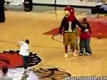NBA Half Time- BreakDance Mascot Vs. Kid = PWND!
