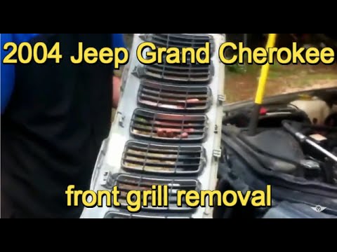 2004 Jeep Grand Cherokee front grille replacement or removal