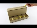 DIY Coin Sorting Machine from Cardboard DIY Coin Sorting Machine from Cardboard