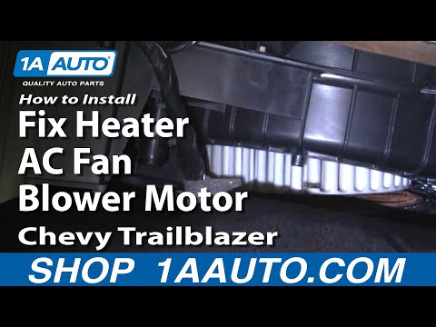 How To Install Repair Replace Fix Heater AC Fan Blower Motor Chevy Trailblazer 02-09 1AAuto.com