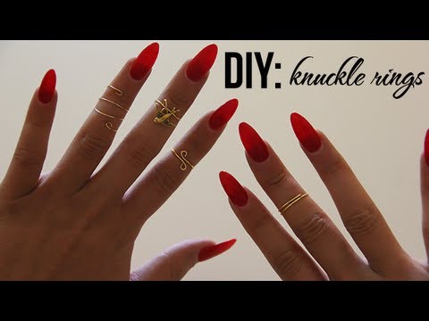 DIY: Easy Knuckle/Midi Rings