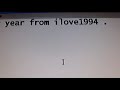 Happy new year from ilove1994 . Happy new year from ilove1994 .