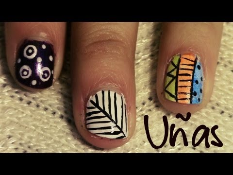 decorar uñas - VIDEOS NUEVOS LOS LUNES Y VIERNES...SUSCRIBETE para que no te pierdas de ningún video. GRACIAS!!! Mi Facebook: http://www.facebook.com/100Prekool.Lyn Mi Twit...