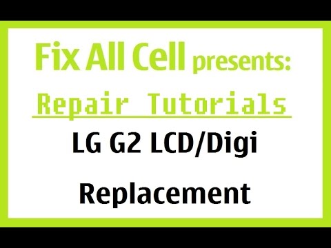 replacement - This is the instructions on how to replace the lcd/glass/digitizer assembly on the LG G2. (they are all one piece, fuzed together by OCA glue) There was noth...