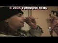 Bad#Nails drummer Juron sticks a nail into his nose (Part 2)