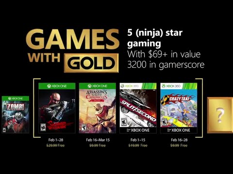 Games With Gold February 2018 / Juegos Con Gold Febrero 2018 Games With Gold February 2018 / Juegos Con Gold Febrero 2018