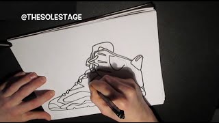 Channel Feature #11: Sneaker Drawing Time-Lapse: TheSoleStage