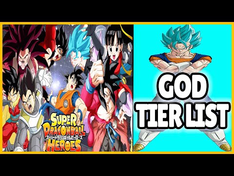 Super Dragon Ball Heroes World Mission God Tier List Top