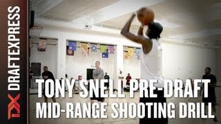 Tony Snell - 2013 NBA Pre-Draft Workout - Mid-Range Shooting Drill