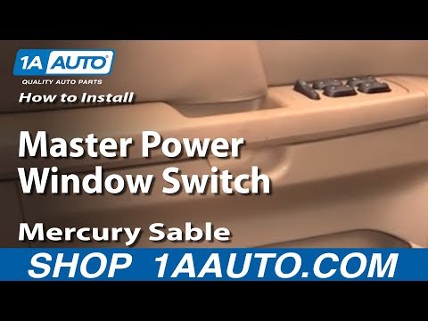 How To Install Replace Master Power Window Switch Mercury Sable 00-05 1AAuto.co