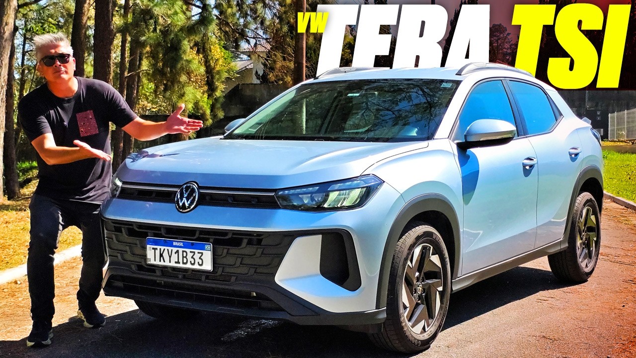 VW Tera TSI 2026 - MELHOR QUE CARRO ELÉTRICO? TURBO, MANUAL E POR R$ 124.000! QUANTO BEBE? ANDA BEM?