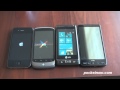 Optart test iOS4, Android, Windows Mobile 6.5 en Windows Phone 7