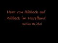 Herr von Ribbeck auf Ribbeck im Havelland - Achim Reichel Herr von Ribbeck auf Ribbeck im Havelland - Achim Reichel