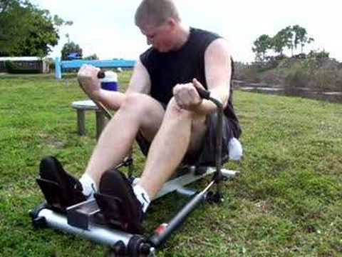 how to use v fit rowing machine