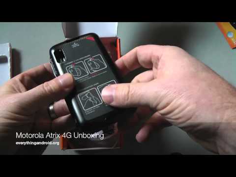 Motorola Atrix 4G Unboxing